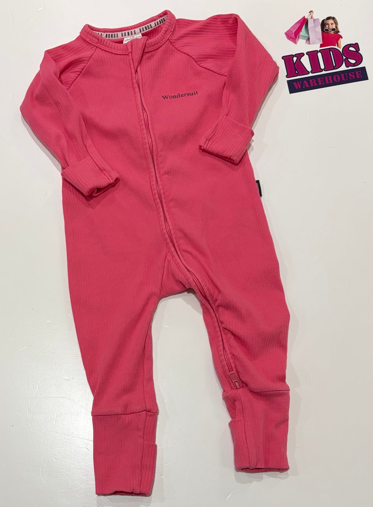 Bonds Wondersuit Pink Jumpsuit Size 0 (6-12 Months)