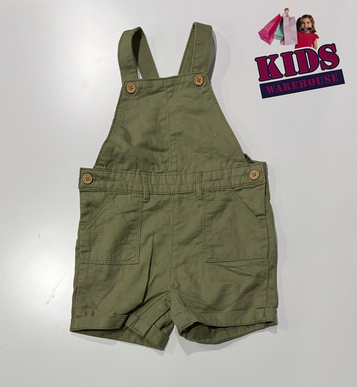 Green Overalls Size 2