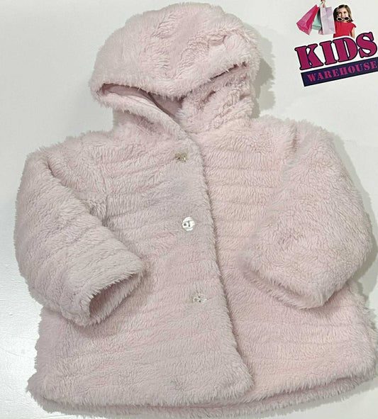 Nazareno Gabrielli Pink Fluffy Jacket Size 2
