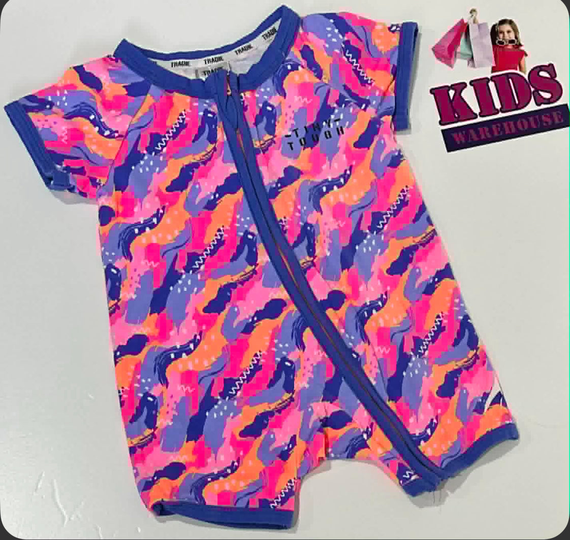 Tradie Pink & Purple Bodysuit Size 00
