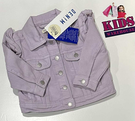 New Target Purple Denim Jacket Size 1 (RRP $35)