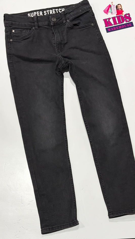H&M Black Super Stretch Jean Denim Pants Size 10