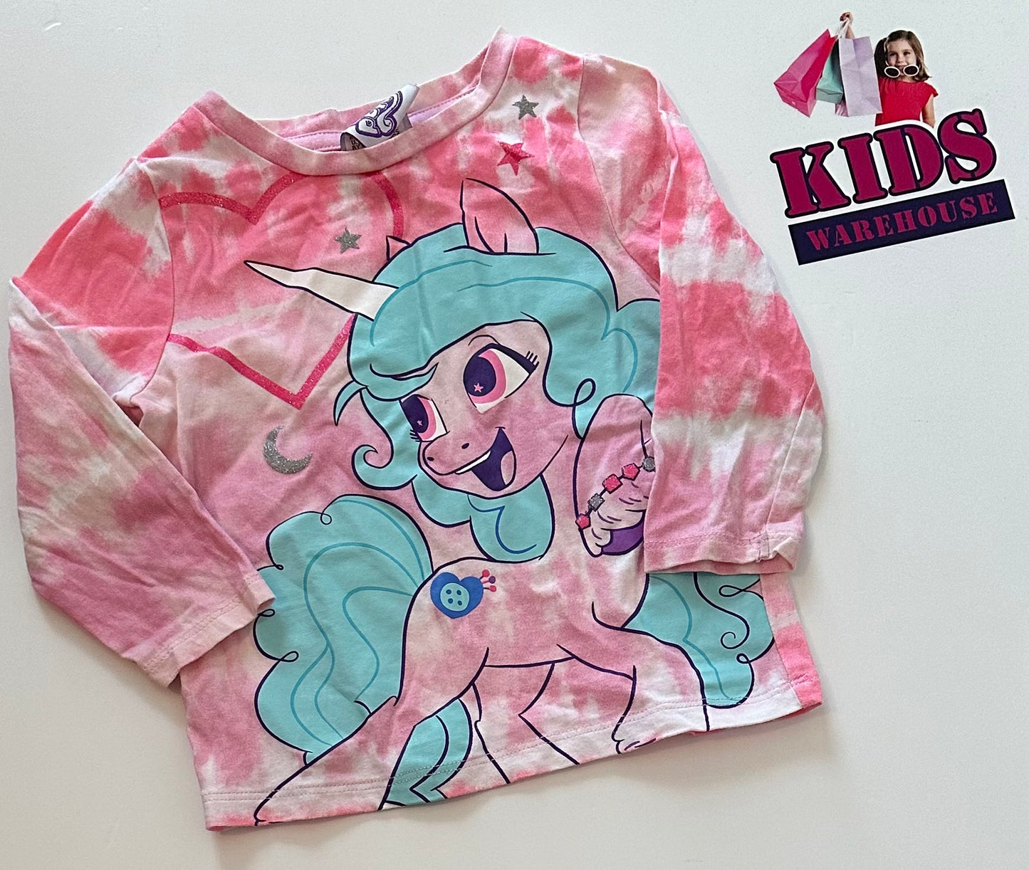 My Little Pony Glitter Top Size 2