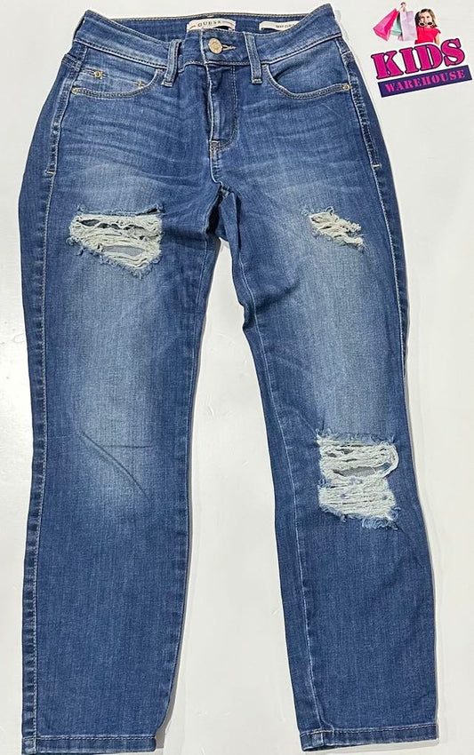 Guess Blue Jean Ripped Pants Size 14