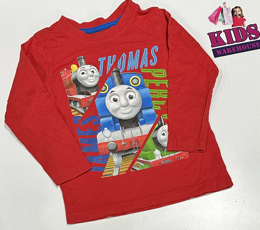 Thomas & Friends Red Long Sleeve Top Size 3