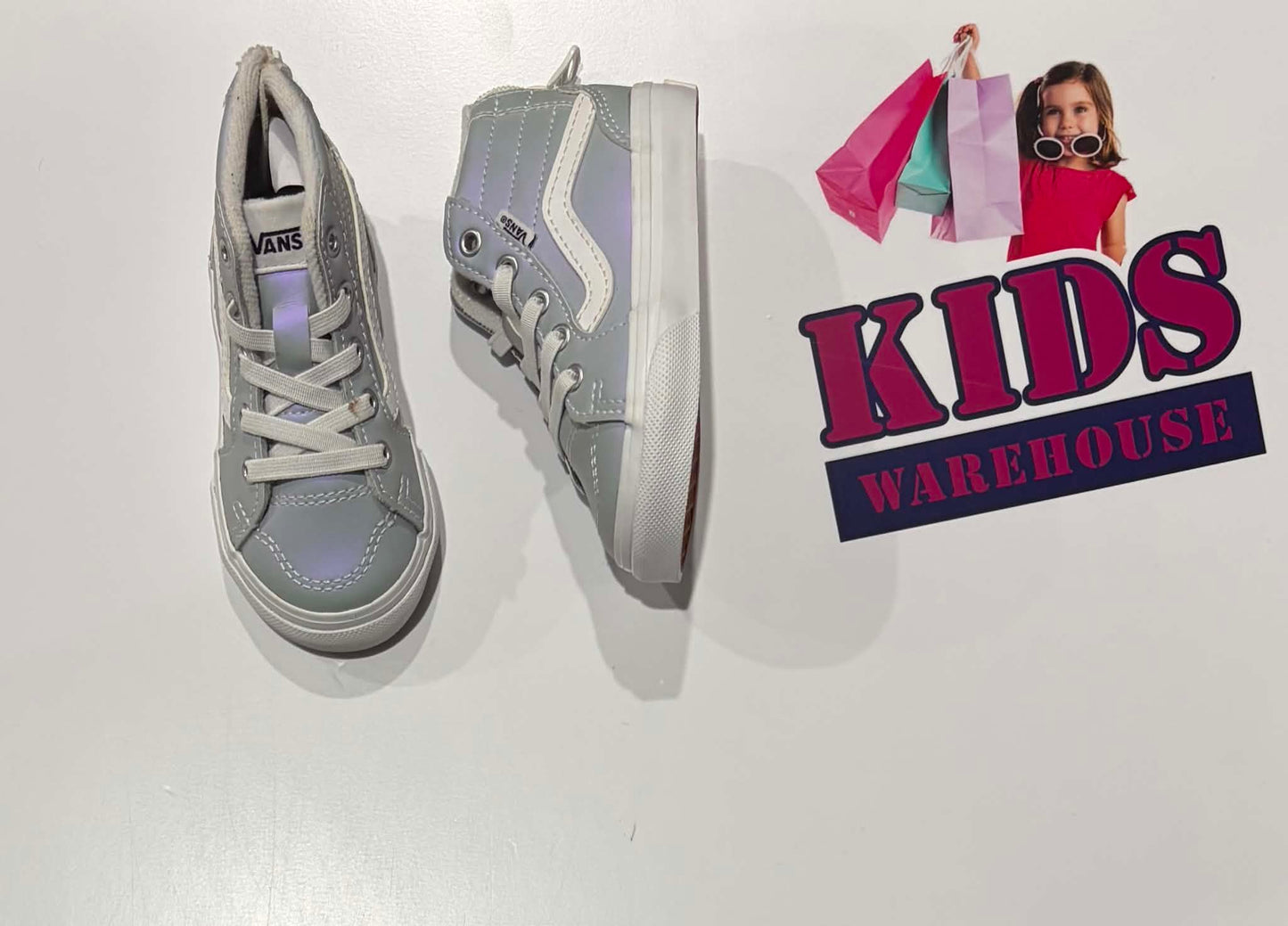 Vans Silver Runners Size US5/UK4.5 (Child)