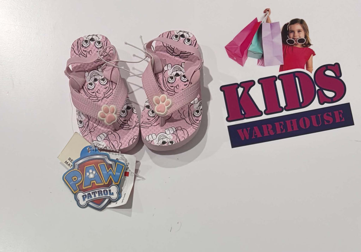 Not Used Paw Patrol Pink Thongs Size 4 (Toddler/Child)