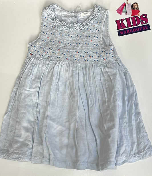 Next Blue Sleeveless Dress Size 3