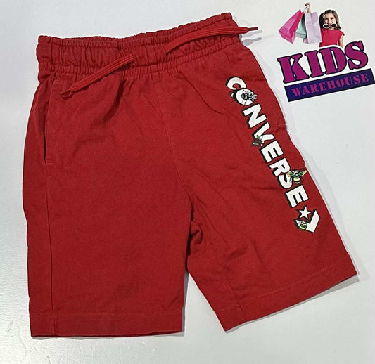 Converse Red Shorts Size 5