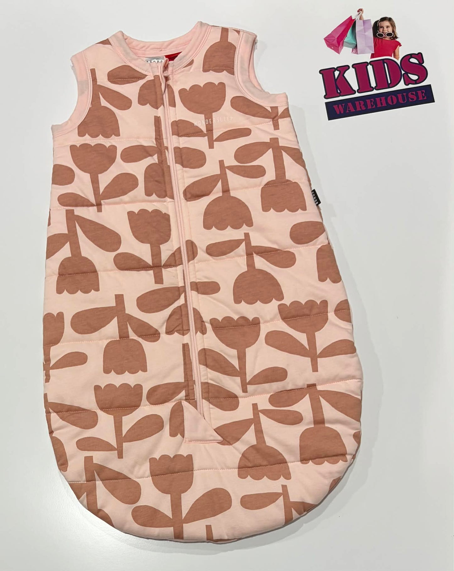 Bonds Pink, Flower Print Size 000 TOG 2.5