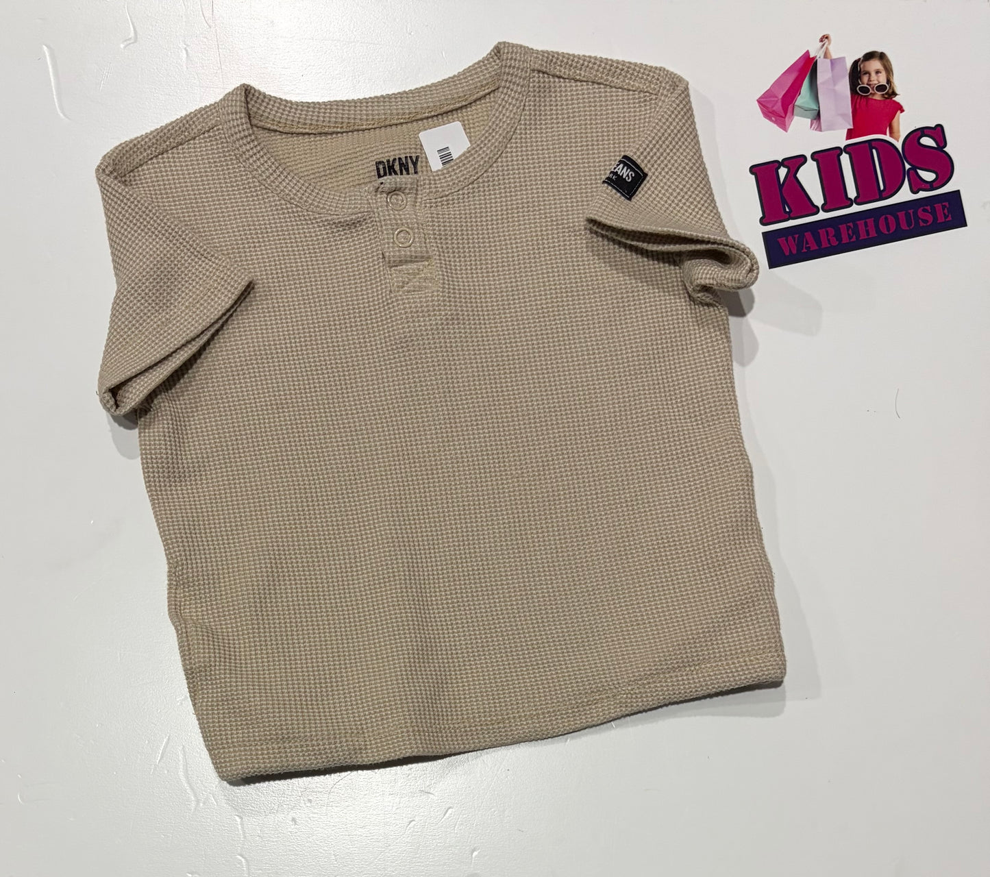 DKNY Light Brown Top Size 2