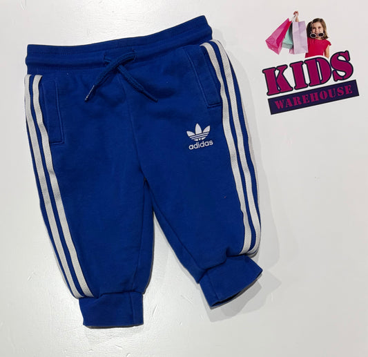 Adidas Blue, White Stripe Pants Size 00