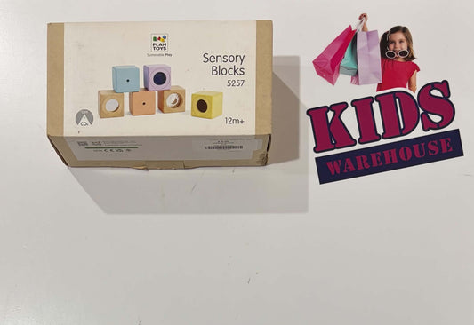 Plan Toys Wooden Sensory Blocks