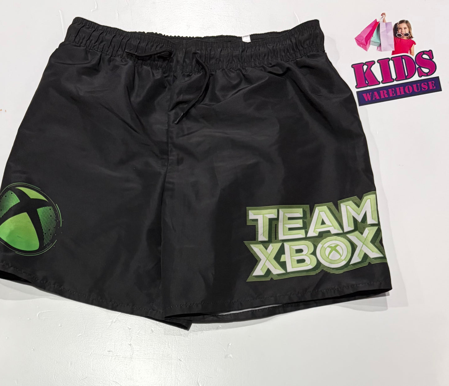 H&M Black, Team Xbox Print Shorts Size 12