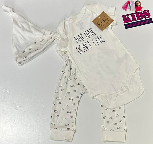 New Rae Dunn Baby 3 Piece Set Size 0