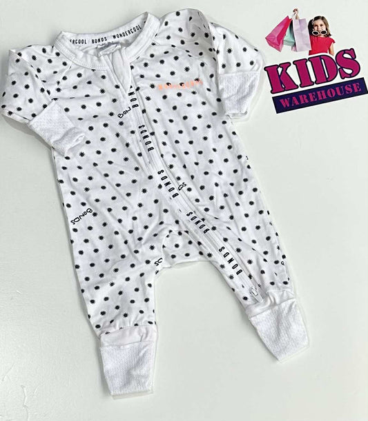 Premmie Bonds White & Black Jumpsuit Size 00000