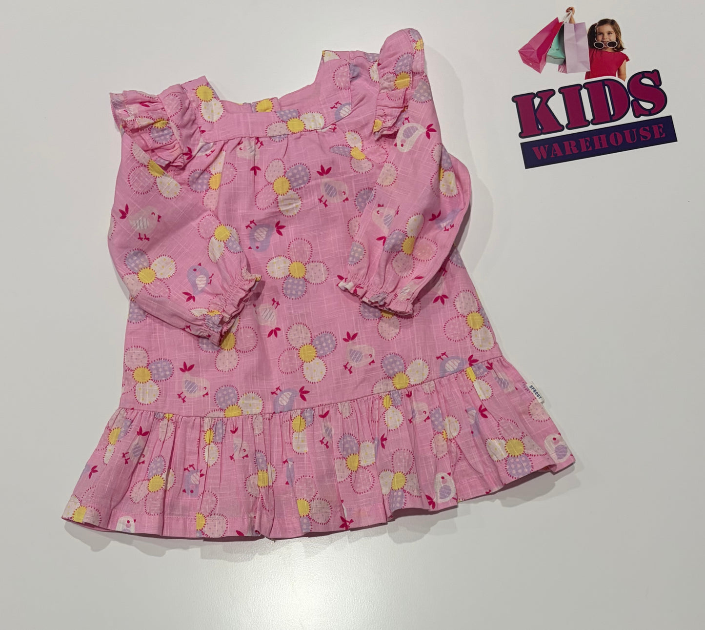 Sprout Pink, Floral Print Dress Size 0