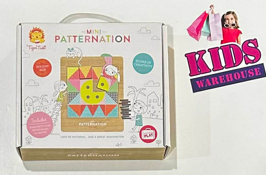 Tiger Tribe Mini Patternation Holiday Size 32 Magnetic Tiles 12 Designs