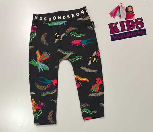 Bonds Grey, Bug Print Pants Size 1