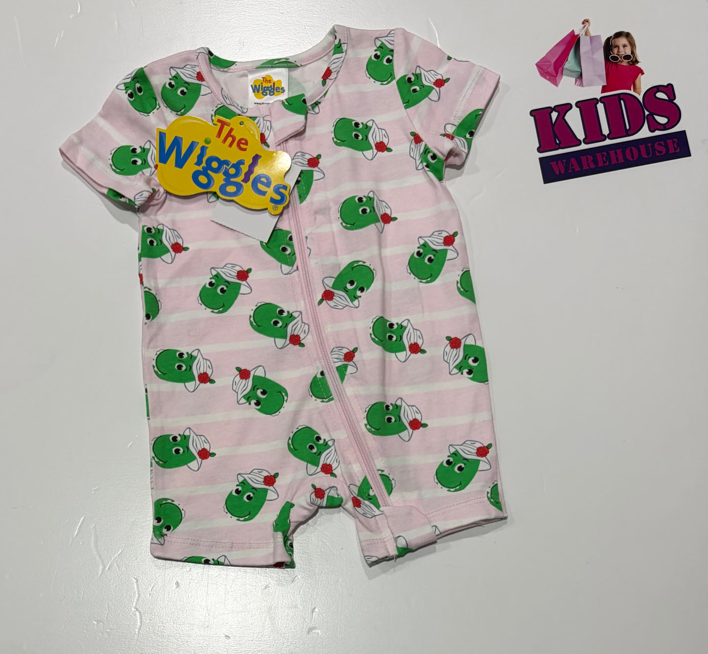 Not Used The Wiggles Pink, Crocodile Print Jumpsuit Size 000