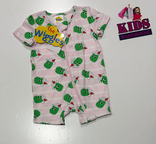 Not Used The Wiggles Pink, Crocodile Print Jumpsuit Size 000