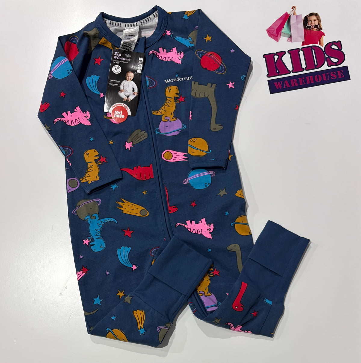 Not Used Bonds Blue, Space Print Jumpsuit Size 1