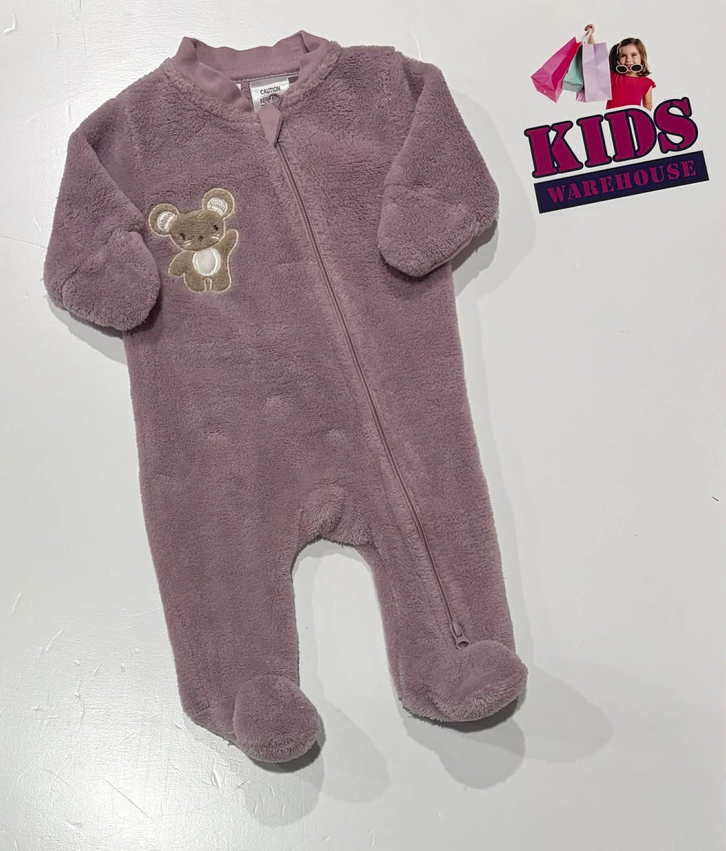 Premmie Baby Berry Fluffy Jumpsuit Size 00000