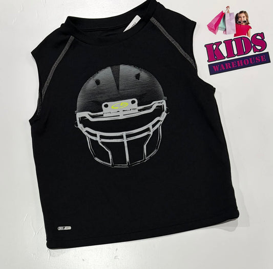 Champion Black Top With Helmet Print Size 4-5