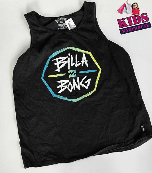 Billabong Black Singlet Size 10