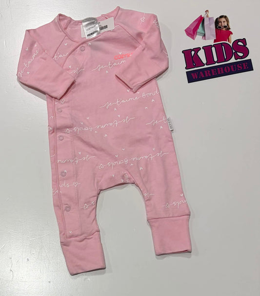 Bonds Pink Cozysuit Size 00000