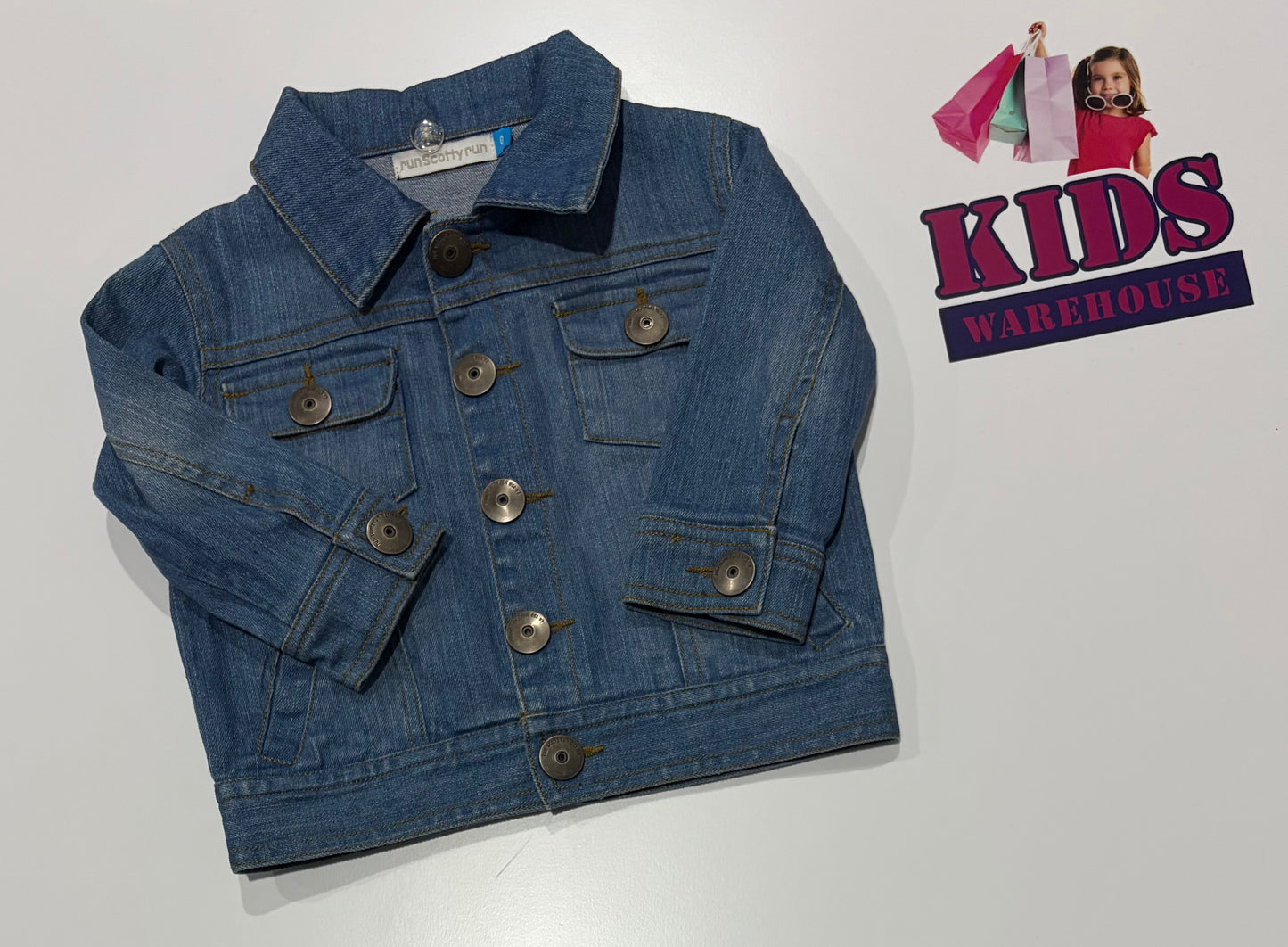 Run Scotty Run Denim Jacket Size 0