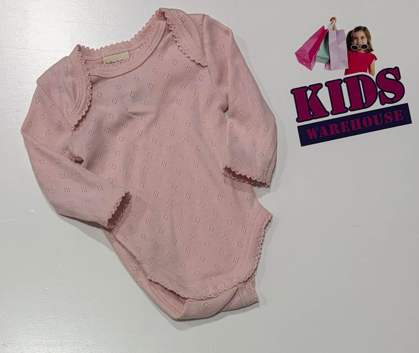 Premmie Baby Berry Pink Bodysuit Size 00000