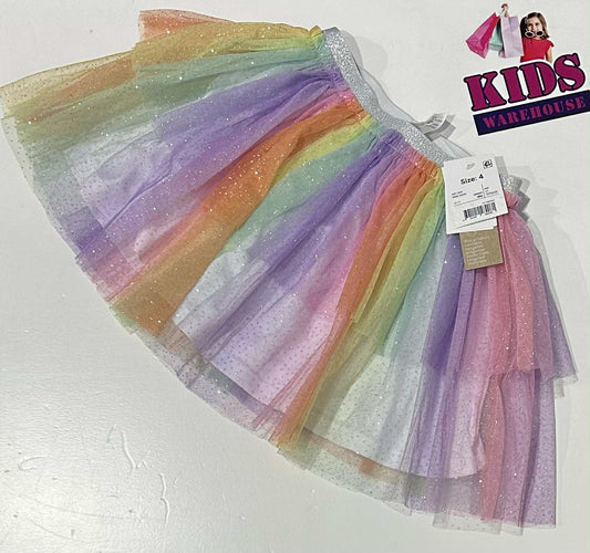 New Anko Rainbow Skirt Size 4