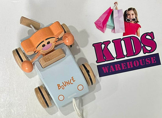 Tigger Bounce Wooden Toy Car