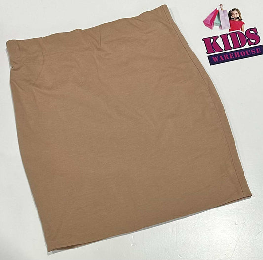 L&T Tan Skirt Size 8