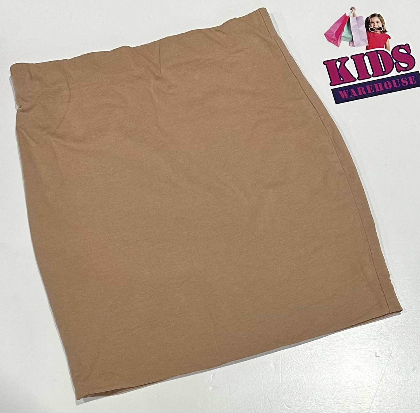 L&T Tan Skirt Size 8