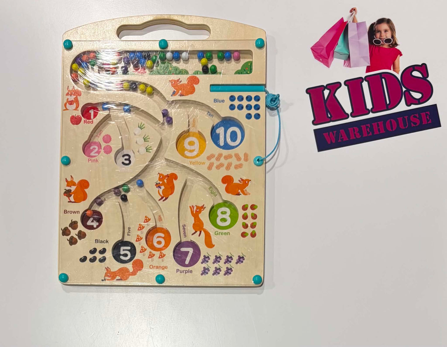 Wooden Colour And Number Sorting Toy