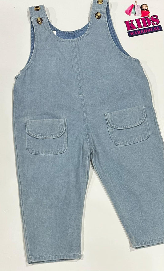 JFDX Blue Jean Overalls Size 4
