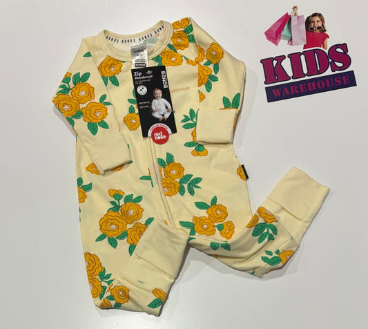 Not Used Bonds Yellow, Floral Print Wondersuit Size 00