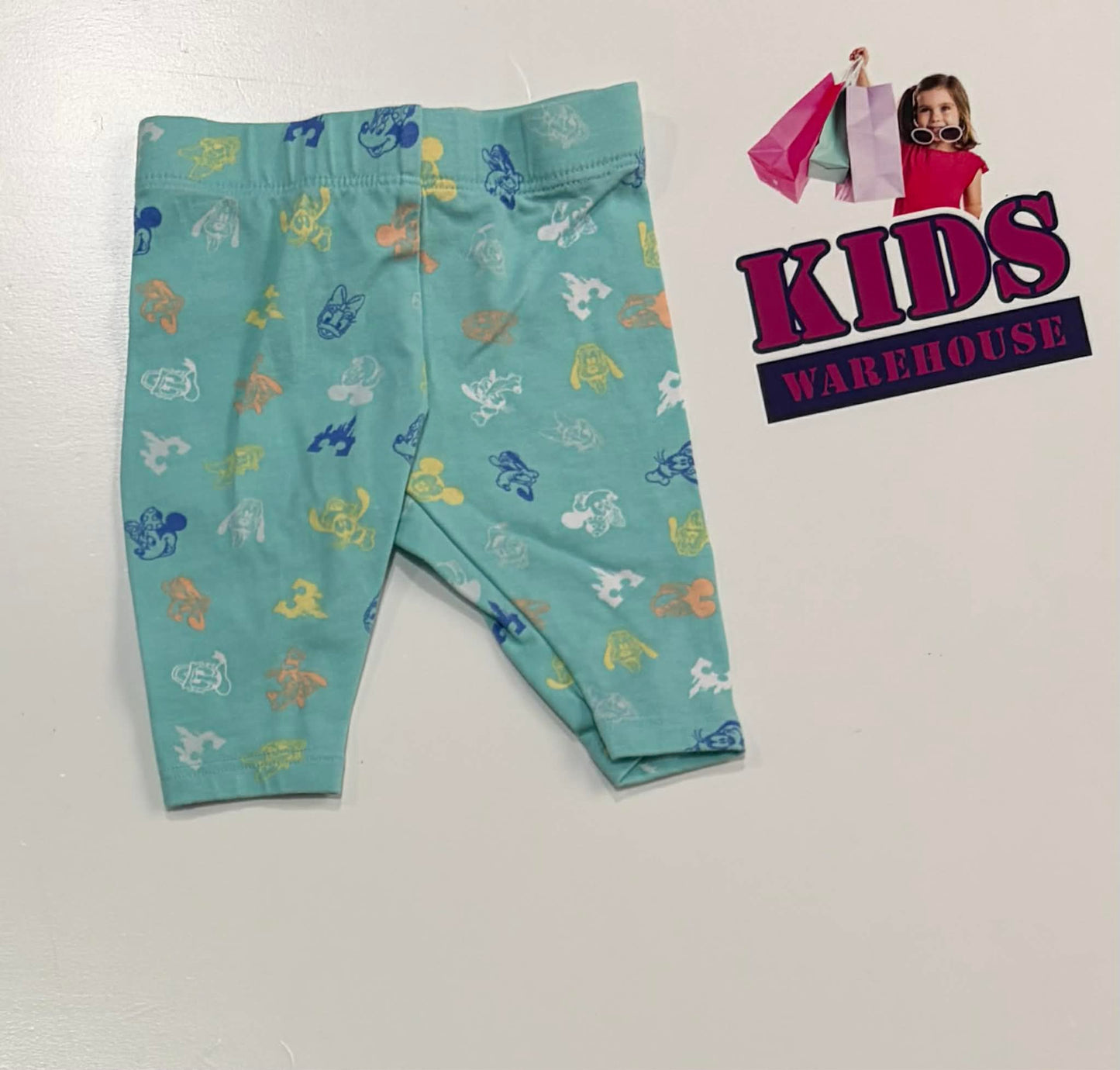 Disneyland Blue Pants With Characters Pattern Size 0000