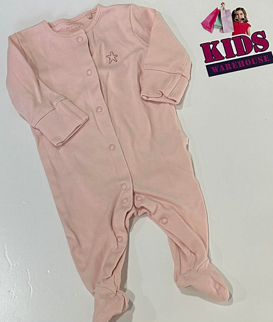 Next Baby Pink Jumpsuit With Star Print Size 0000