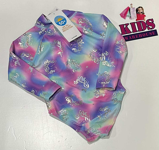 New Anko Purple & Blue Bodysuit Size 1