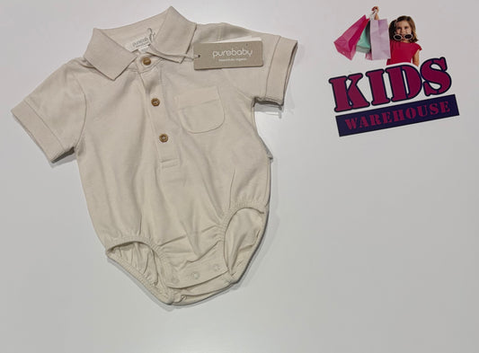 Not Used Purebaby White Bodysuit Size 0000