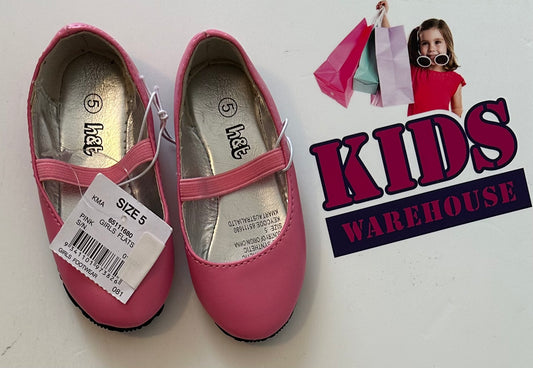 New Pink Flats Size 5 (Toddler)