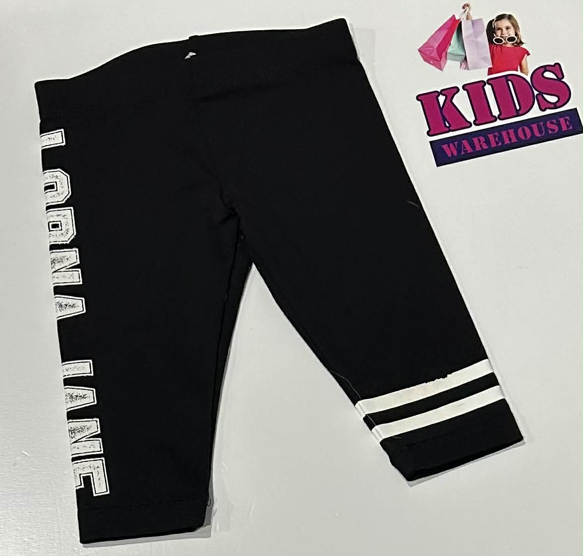 Uniquely Black & White Leggings Size 4