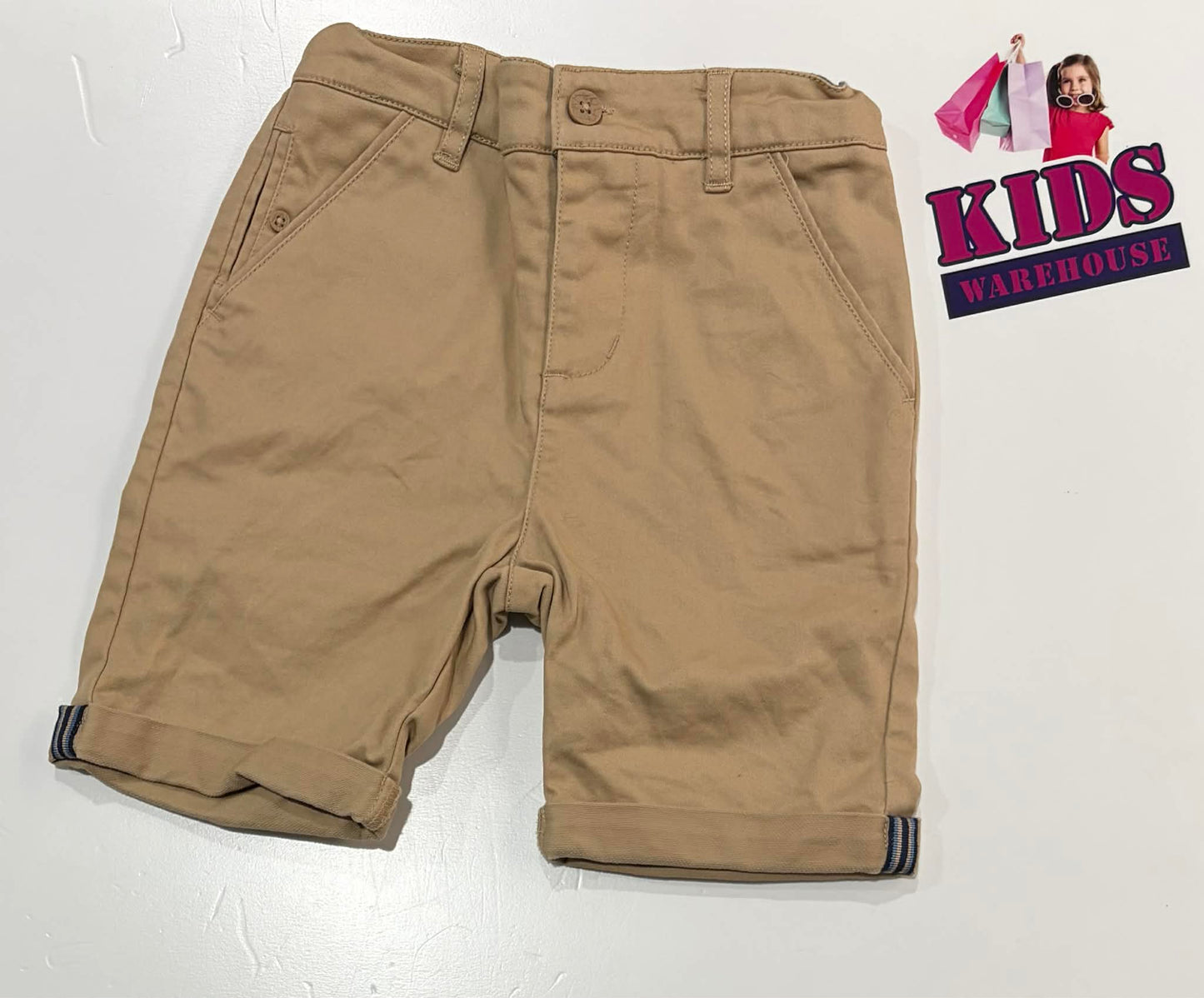 K-D Cream Jean Shorts Size 7