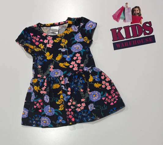 Bonds Navy, Floral Print Dress Size 000