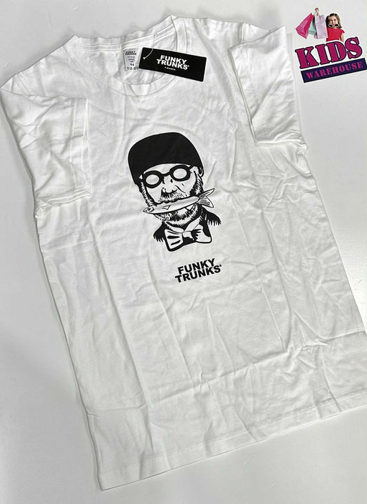 New Funky Trunks White Top Size 14