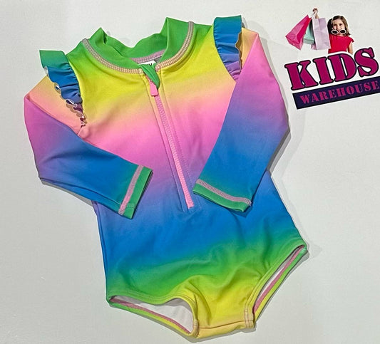 Cotton On Rainbow Swimming Bodysuit Size 00