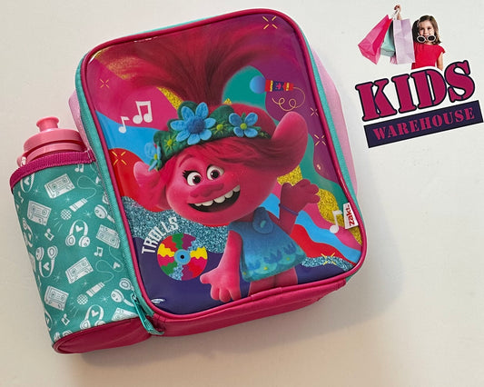 New Zaki Trolls Lunch Bag & Bottle